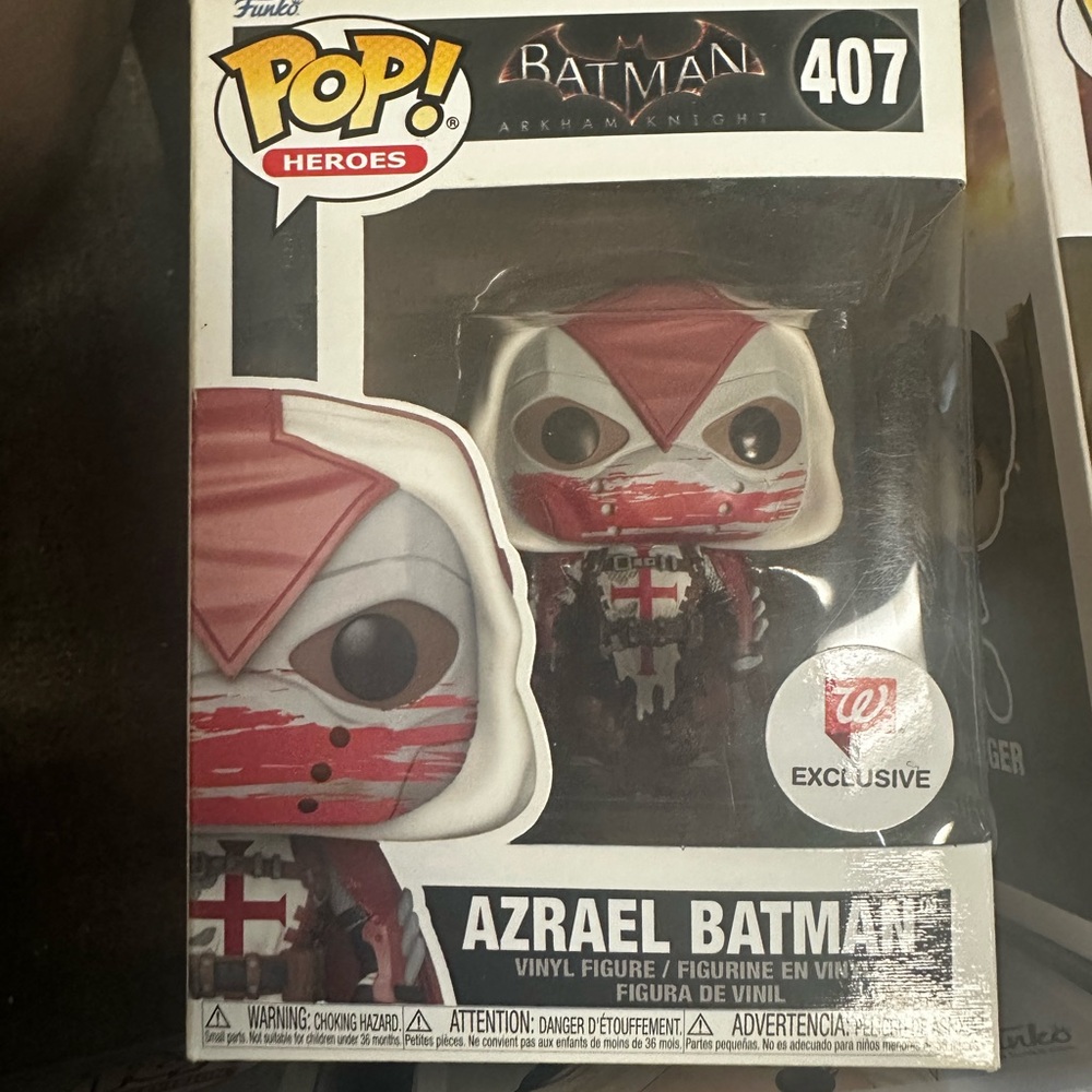 Funko Pop Azrael Batman with Red and White Armor